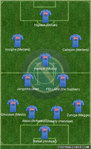 Napoli Formation 2014