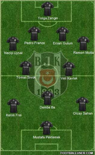 Besiktas JK Formation 2014