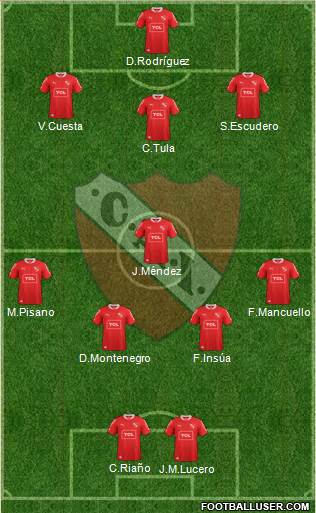 Independiente Formation 2014