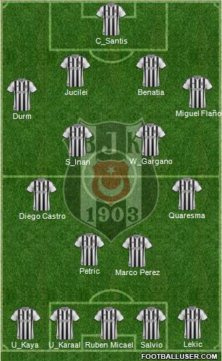 Besiktas JK Formation 2014