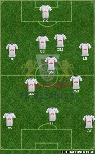 FK Bezanija Novi Beograd Formation 2014