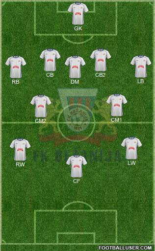 FK Bezanija Novi Beograd Formation 2014