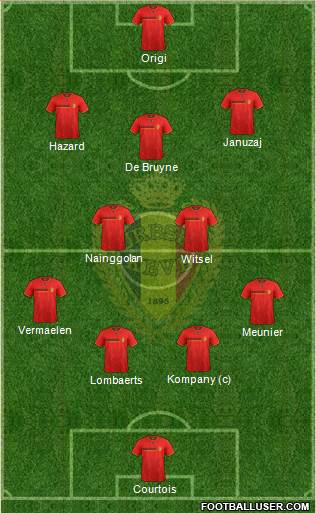 Belgium Formation 2014
