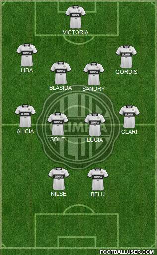 C Olimpia Formation 2014