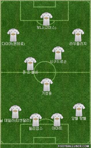 Swansea City Formation 2014