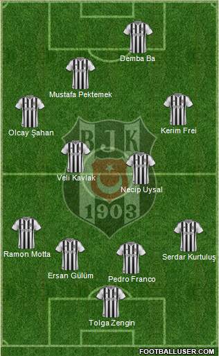 Besiktas JK Formation 2014