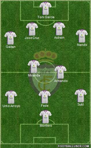 Real Jaén C.F. Formation 2014