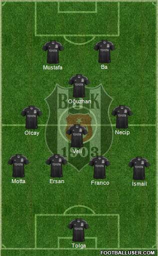 Besiktas JK Formation 2014
