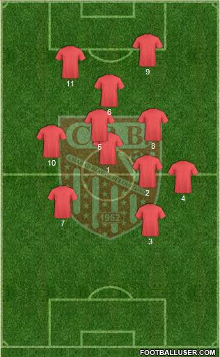 Chabab Riadhi Belouizdad football formation