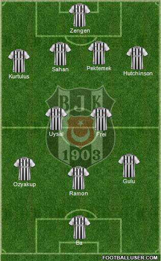 Besiktas JK Formation 2014