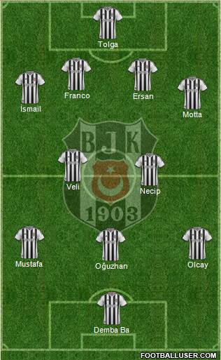 Besiktas JK Formation 2014
