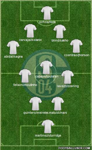 FC Schalke 04 Formation 2014