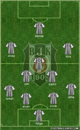 Besiktas JK Formation 2014