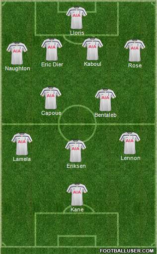 Tottenham Hotspur Formation 2014