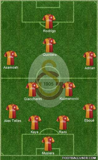 Galatasaray SK Formation 2014