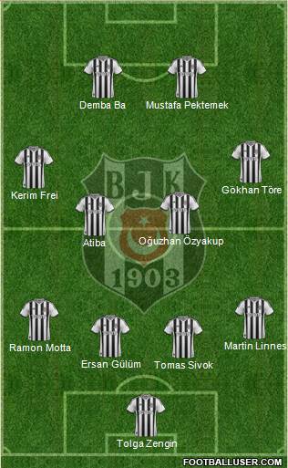 Besiktas JK Formation 2014