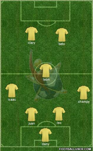 Club Universidad del Futbol Formation 2014
