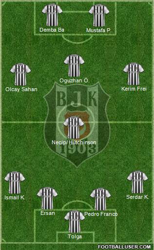 Besiktas JK Formation 2014