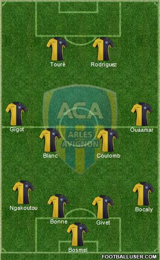 Athlétic Club Arles-Avignon football formation