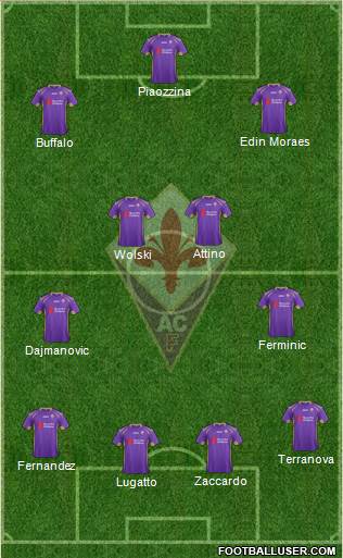 Fiorentina Formation 2014