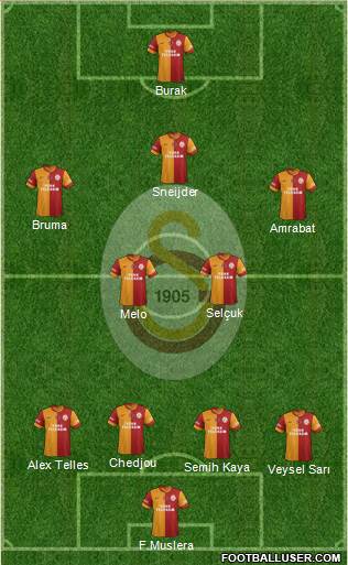Galatasaray SK Formation 2014