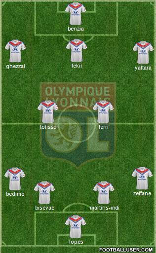 Olympique Lyonnais Formation 2014