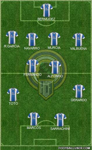 Hércules C.F., S.A.D. Formation 2014