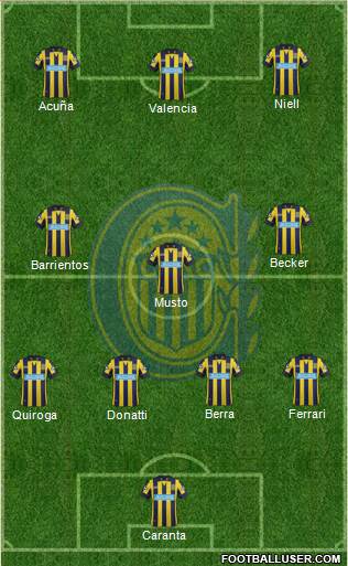 Rosario Central Formation 2014