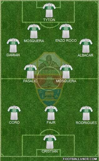 Elche C.F., S.A.D. Formation 2014