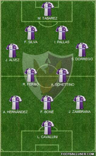 Centro Atlético Fénix Formation 2014