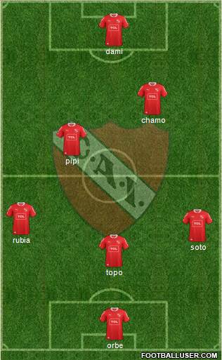Independiente Formation 2014
