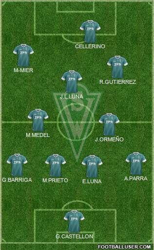 CD Santiago Wanderers S.A.D.P. Formation 2014