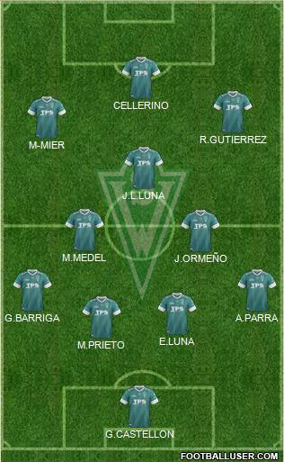 CD Santiago Wanderers S.A.D.P. Formation 2014