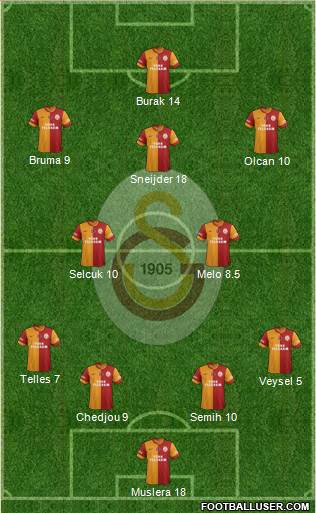 Galatasaray SK Formation 2014