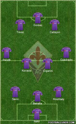 Fiorentina Formation 2014