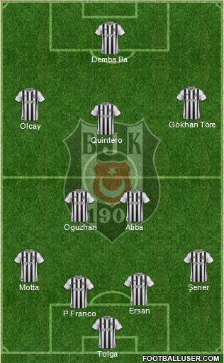 Besiktas JK Formation 2014