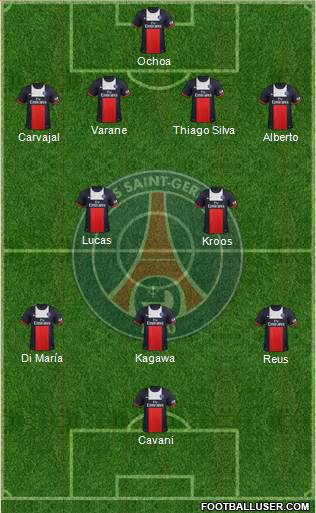 Paris Saint-Germain Formation 2014