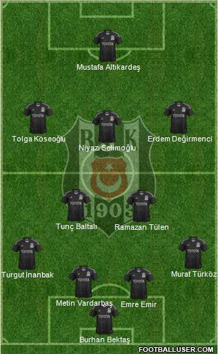 Besiktas JK Formation 2014