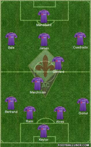 Fiorentina Formation 2014