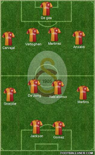 Galatasaray SK Formation 2014