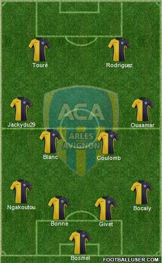 Athlétic Club Arles-Avignon football formation