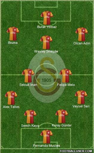Galatasaray SK Formation 2014