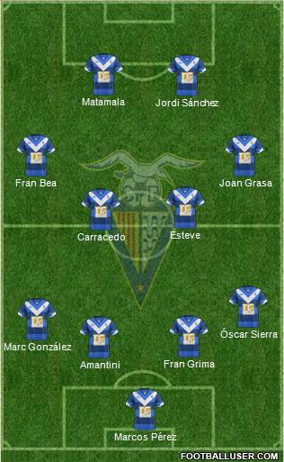 C.F. Badalona Formation 2014