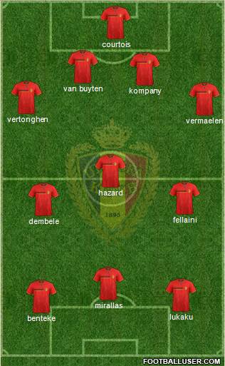 Belgium Formation 2014
