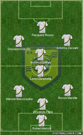 Juve Stabia Formation 2014