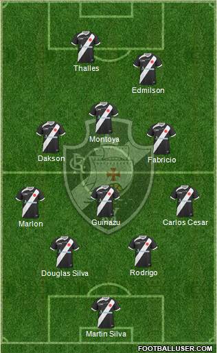 CR Vasco da Gama Formation 2014