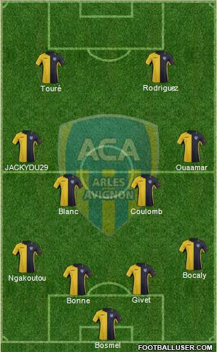 Athlétic Club Arles-Avignon football formation