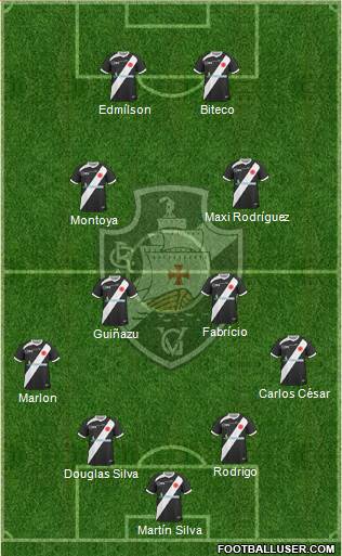 CR Vasco da Gama Formation 2014