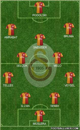 Galatasaray SK Formation 2014