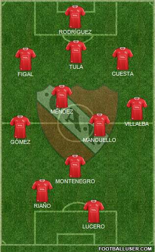 Independiente Formation 2014